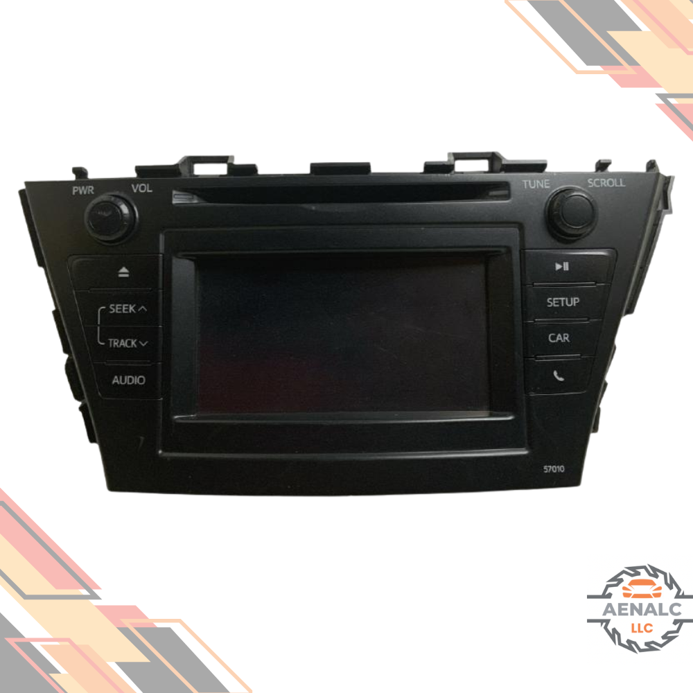 2012–2014 Toyota Prius V Display Screen CD Radio Receiver OEM — view 1