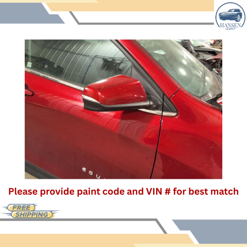 2018–2020 Chevrolet Equinox Right Passenger Side View Door Mirror Option DWK RED RH — view 1