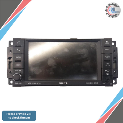 2011 Dodge Truck Ram 1500 AM FM Radio Receiver with Navigation with Display Screen OEM — view 1