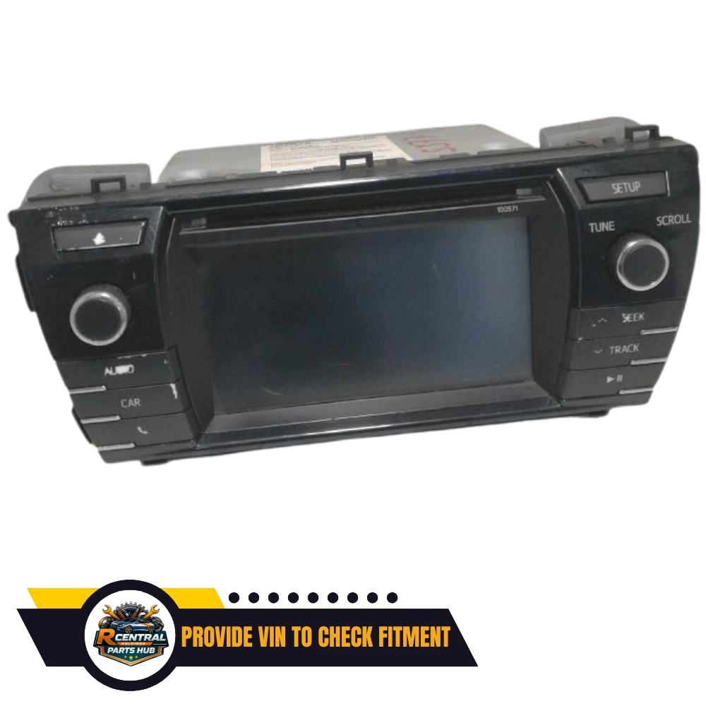 2015–2016 Toyota Corolla Radio Display Receiver AM FM CD OEM — view 1