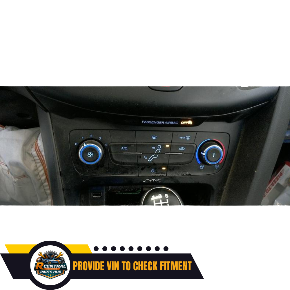 2015–2018 Ford Focus A/C AC Heater Temperature Control — view 3