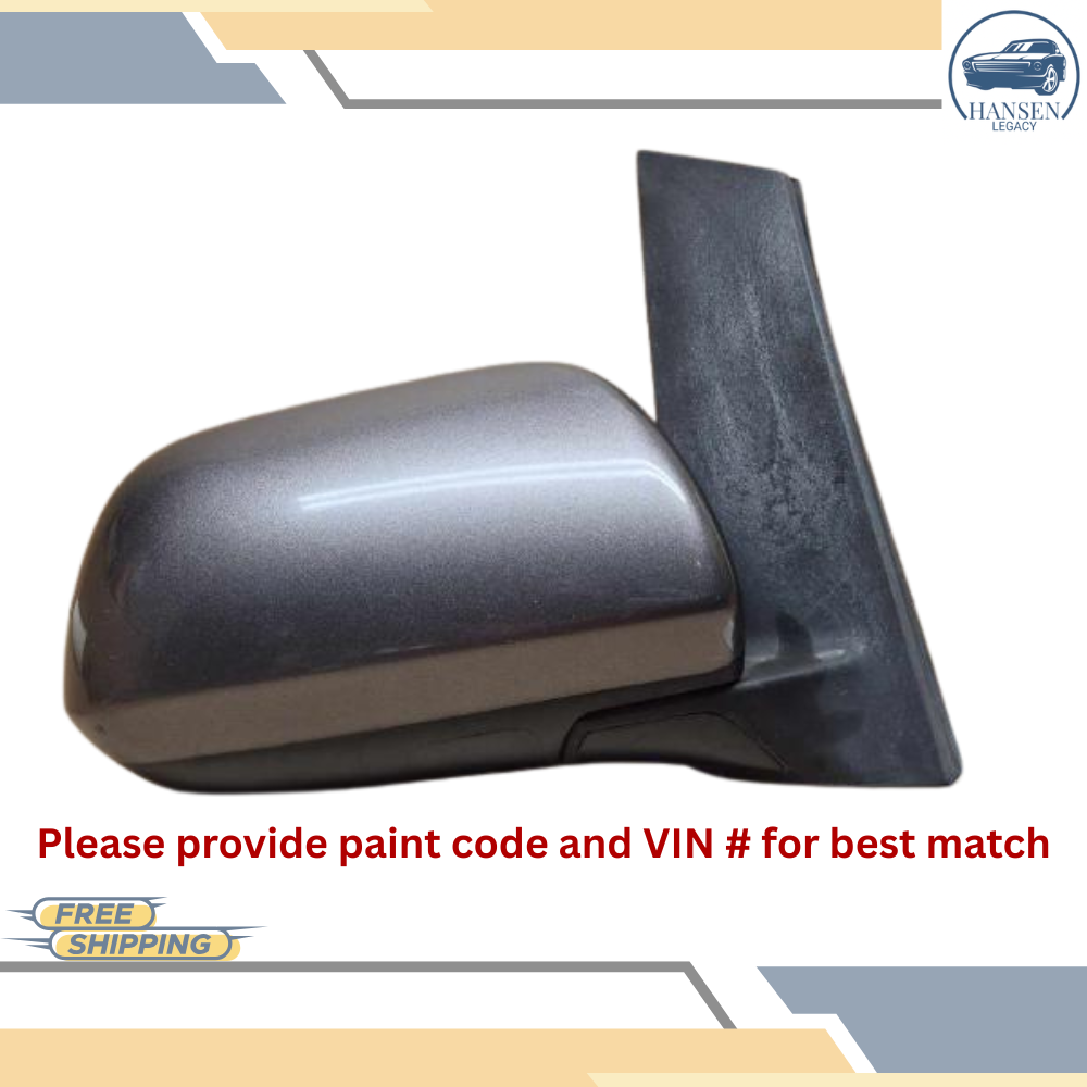 2013–2014 Toyota Sienna Right Passenger Side View Door Mirror Heated Gray RH OEM — view 1