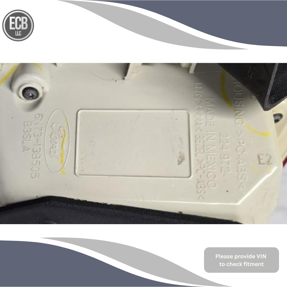 2006–2009 Mercury Milan Left Driver Tail Light Quarter Panel Mounted OEM — view 4