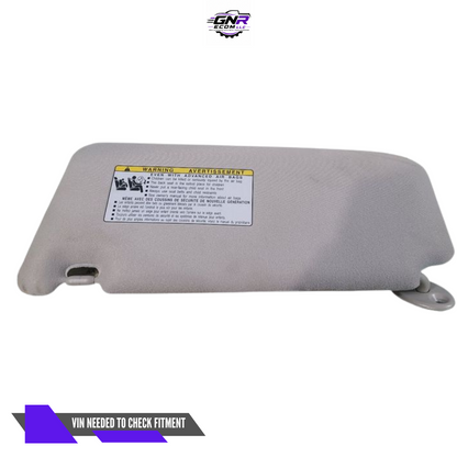 2010–2016 Toyota Venza Passenger RH Sun Visor OEM — view 1