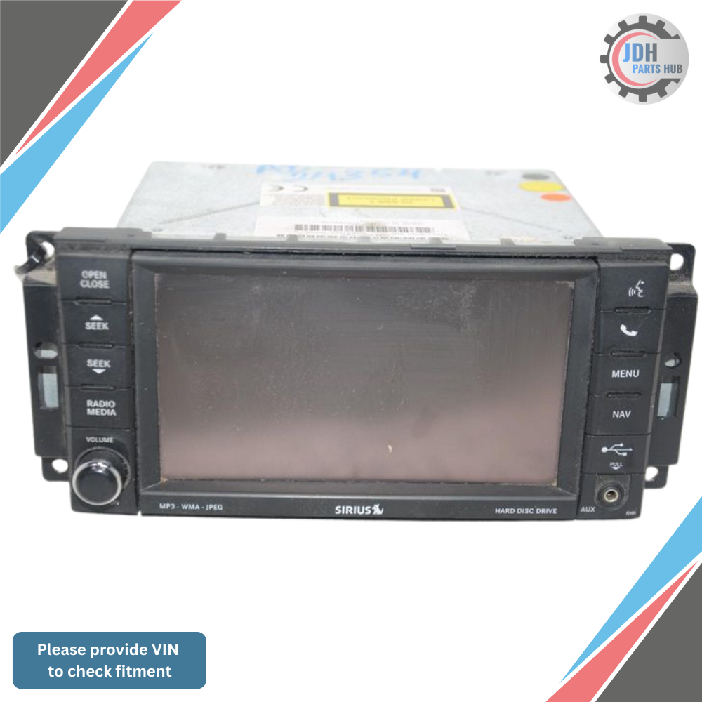 2013 Chrysler 200 AM-FM-CD-DVD-H<wbr/>DD Navigation UConnect Radio RHR OEM — view 1