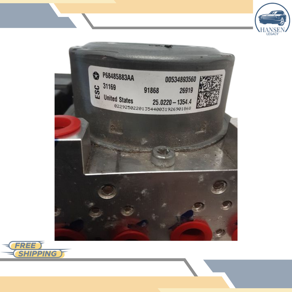 2017–2021 Jeep Compass ABS Anti Lock Brake Actuator Pump 18 19 20 OEM — view 3