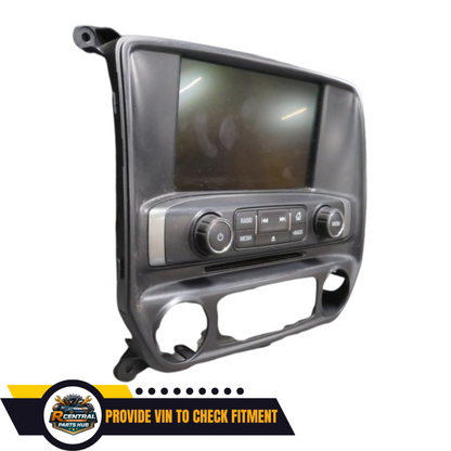 2015–2016 Chevrolet Silverado 1500,2500 with Display Screen Radio Control Panel OEM — view 3