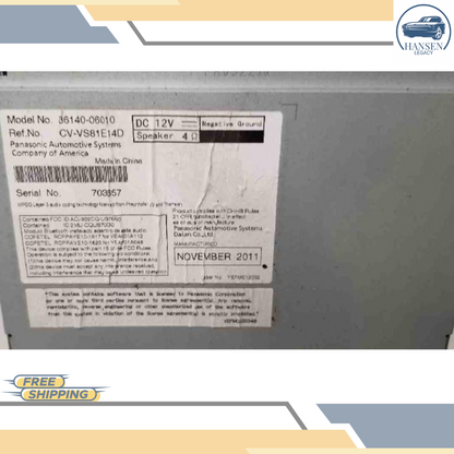 2012–2013 Toyota Camry Radio Display Receiver AM FM CD 57012 OEM — view 2