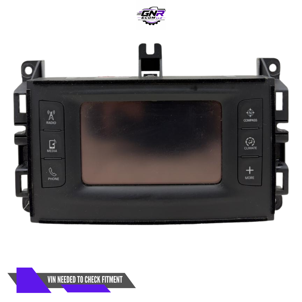 2014 Jeep Grand Cherokee Radio Receiver 5.0 Display Satellite OEM — view 1