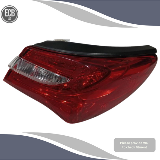 2011–2014 Chrysler 200 Convertible Tail Light Passenger Right Side OEM — view 1