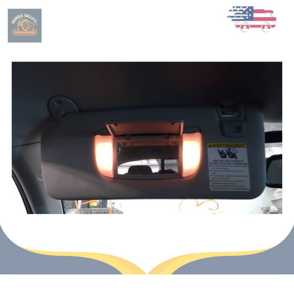 2016–2023 Toyota Tacoma Driver Left Sun Visor without sunroof LH Gray OEM — view 1