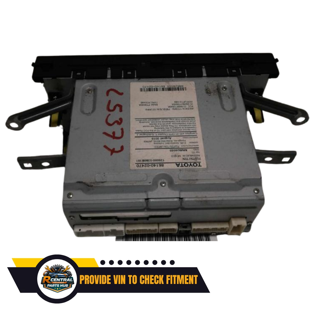 2015–2016 Toyota Corolla Radio Display Receiver AM FM CD OEM — view 2