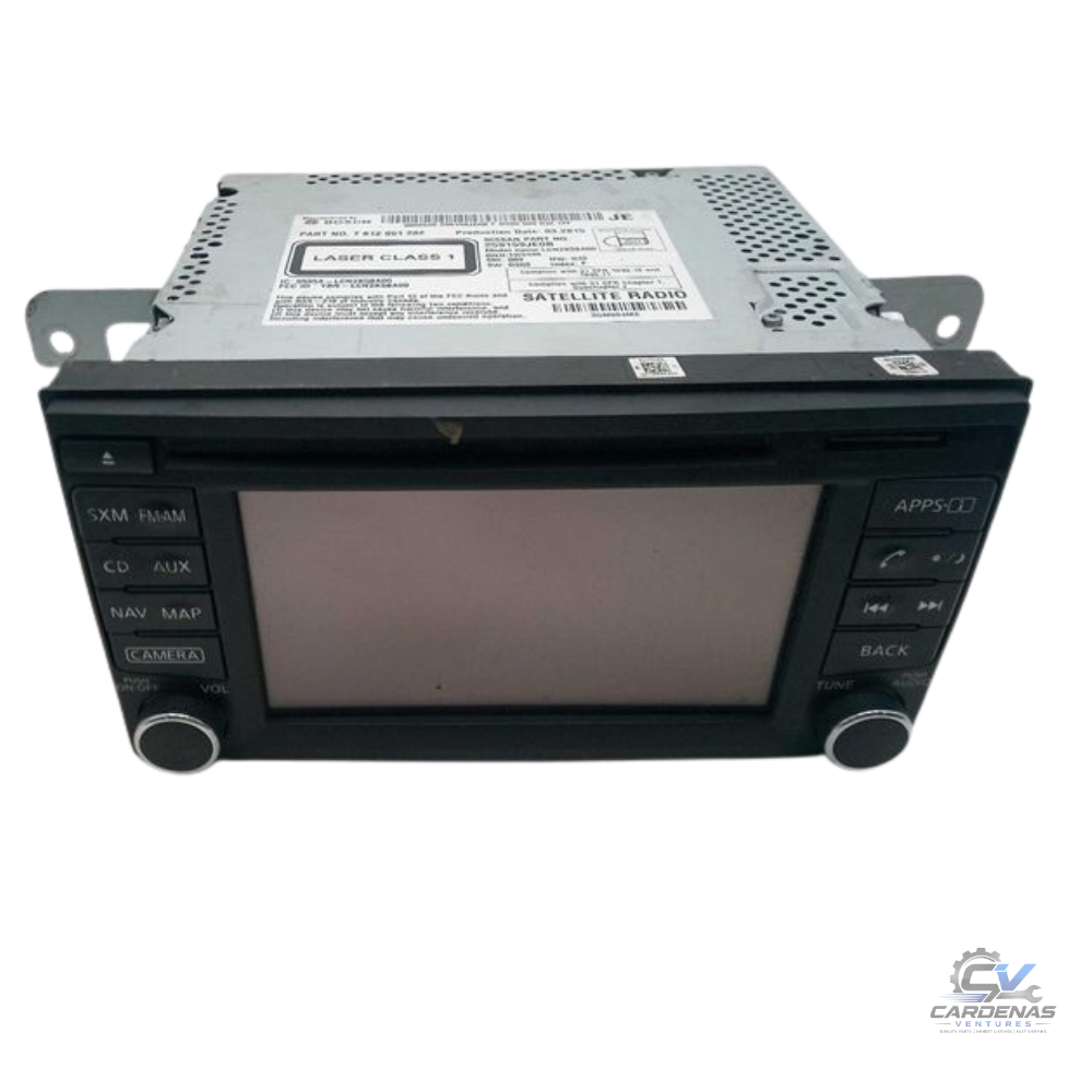 2015 Nissan Sentra CD Player Radio Receiver Navigation With Display Screen OEM — view 1