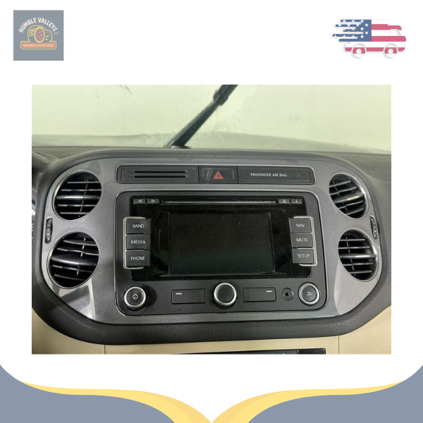 2009–2017 Volkswagen Tiguan CD DVD with Navigation GPS Radio Receiver Unit — view 4