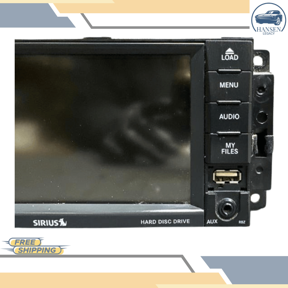 2010 Dodge Journey AM FM 20GB HDD MP3 DVD Player Radio Receiver ID RBZ OEM — view 2