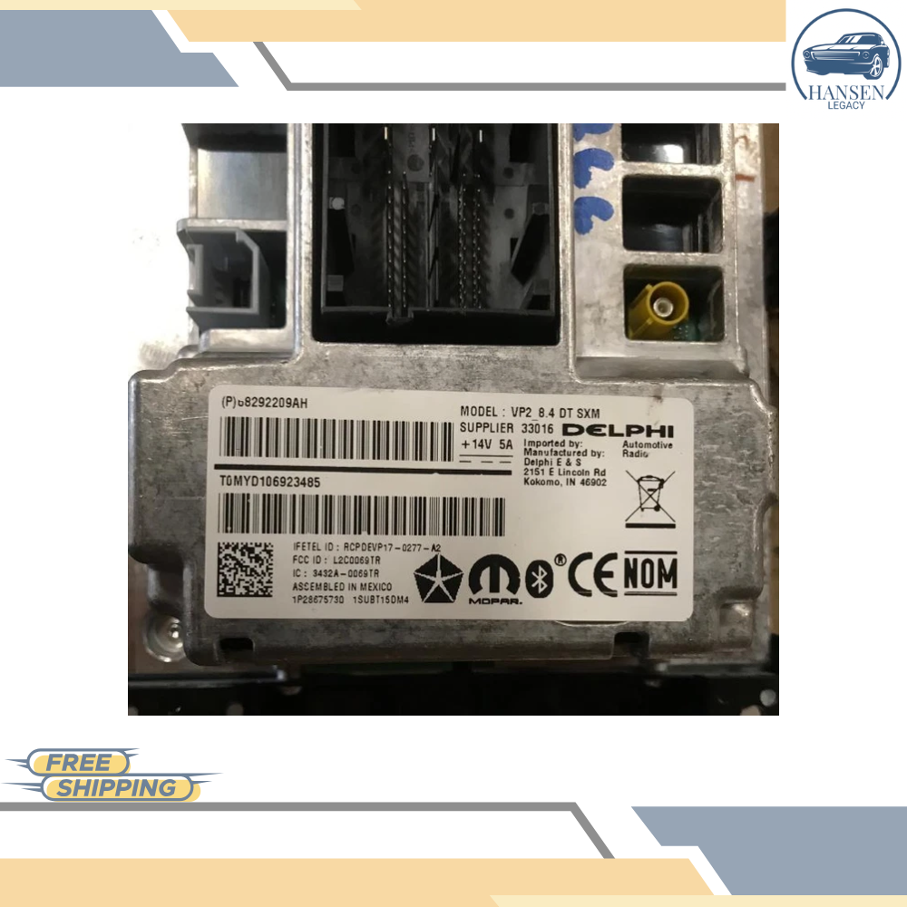 2019 Dodge Ram 1500 New Style 8.4 Radio Display Receiver OEM — view 3