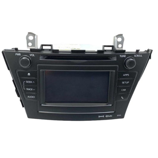 2012–2014 Toyota PRIUS Touch Screen Stereo AM FM XM HD Radio CD Player 57011 OEM — view 1