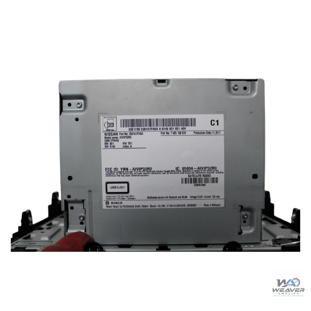 2018–2020 Nissan Rogue AM FM CD Radio Receiver OEM — view 4