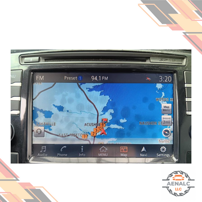 2016–2017 Nissan Maxima Navigation Display Radio Receiver OEM — view 2