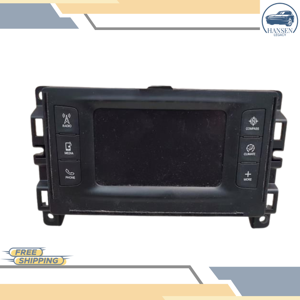 2017 Jeep Cherokee Radio Receiver 5" Display Screen ID 68292885AB 17 — view 1