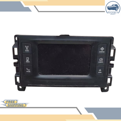 2017 Jeep Cherokee Radio Receiver 5" Display Screen ID 68292885AB 17 — view 1