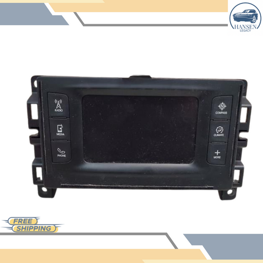 2017 Jeep Cherokee Radio Receiver 5" Display Screen ID 68292885AB 17 — view 1