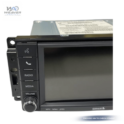 2011–2017 Jeep Patriot Compass AM FM CD DVD Satellite Radio Receiver ID RBZ OEM — view 3