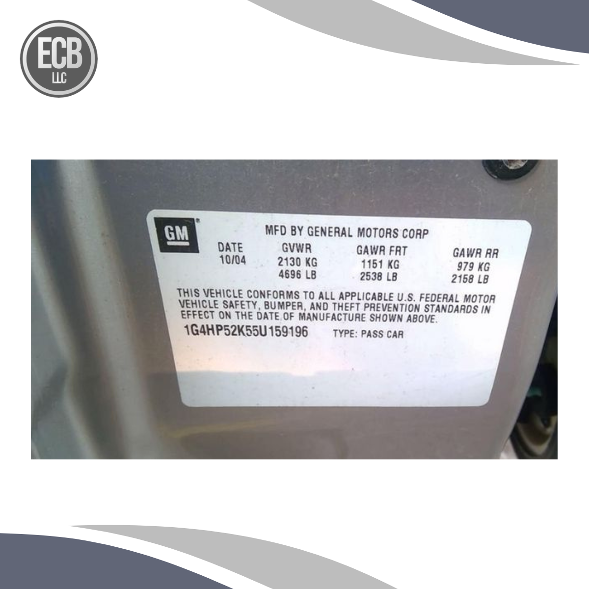 2000–2005 Buick LeSabre Manual A/C Heater Climate Control OEM — view 4