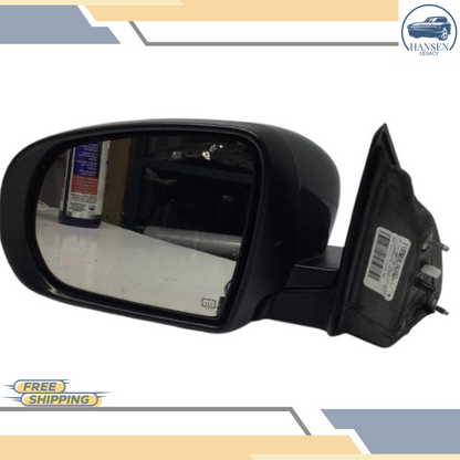 2014–2021 Jeep Cherokee Left Driver Side View Door Mirror Grey OEM — view 2
