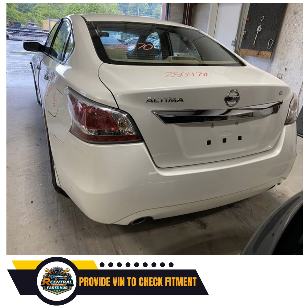 2013–2018 Nissan Altima Sedan Left Driver Side View Door Mirror White — view 4