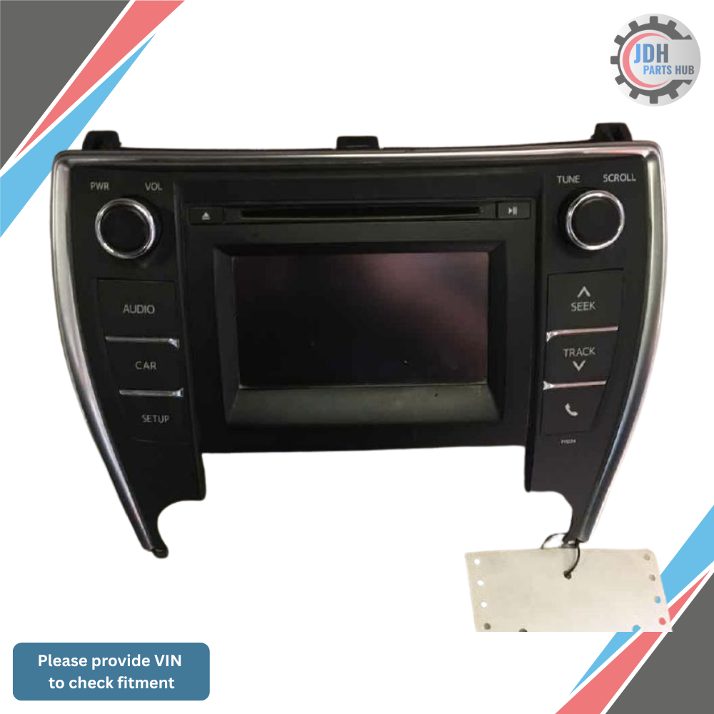 2015–2017 Toyota Camry Radio Touch Screen Display & Receiver P11224 15 16 17 OEM — view 1