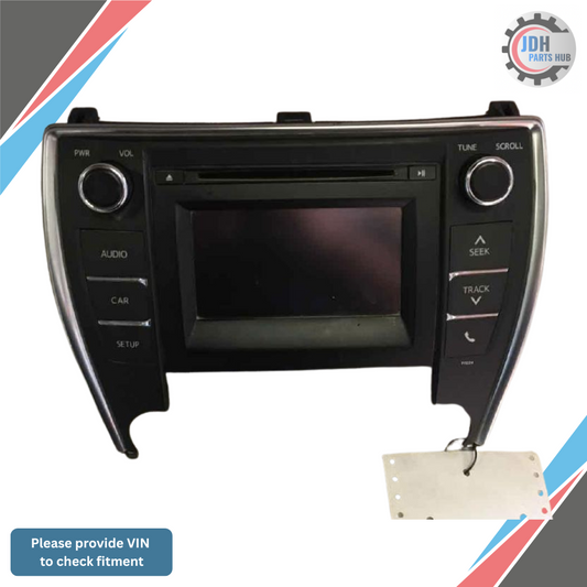 2015–2017 Toyota Camry Radio Touch Screen Display & Receiver P11224 15 16 17 OEM — view 1