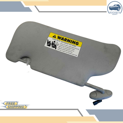 2007–2013 Mini Cooper RH Passenger Sunvisor Sun Visor with Mirror & Light OEM — view 2