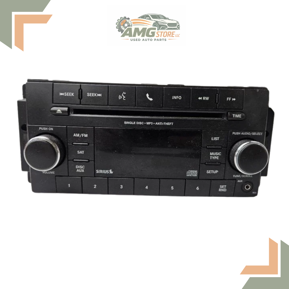 2012–2017 Jeep Patriot MP3 CD with Satellite Radio Receiver Face ID RES OEM — view 1