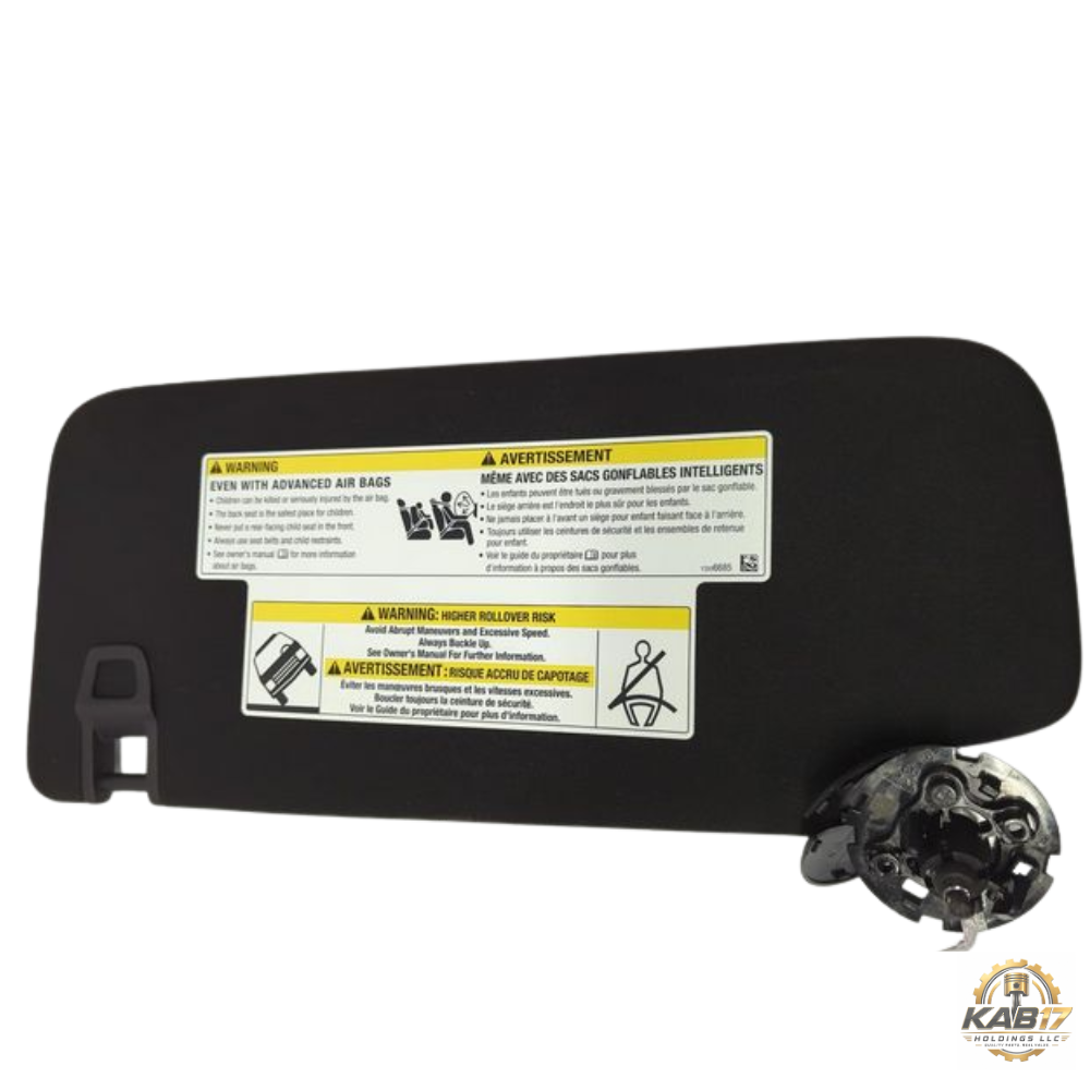 2019–2024 Cadillac XT4 RH Passenger Sunvisor Sun Visor with Mirror & Light OEM — view 3
