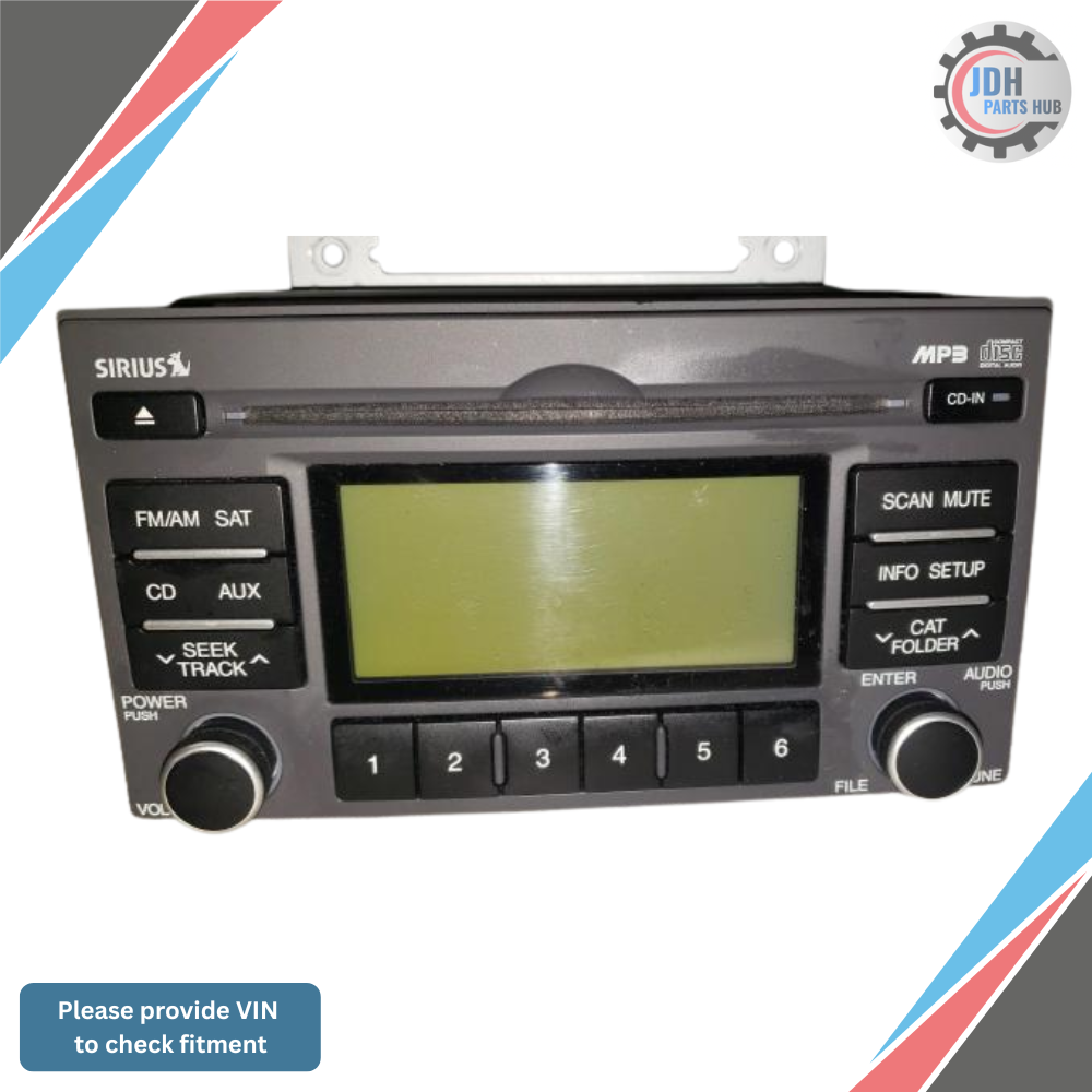 2009–2011 Kia Rio AM FM CD MP3 Satellite Radio Receiver OEM — view 1