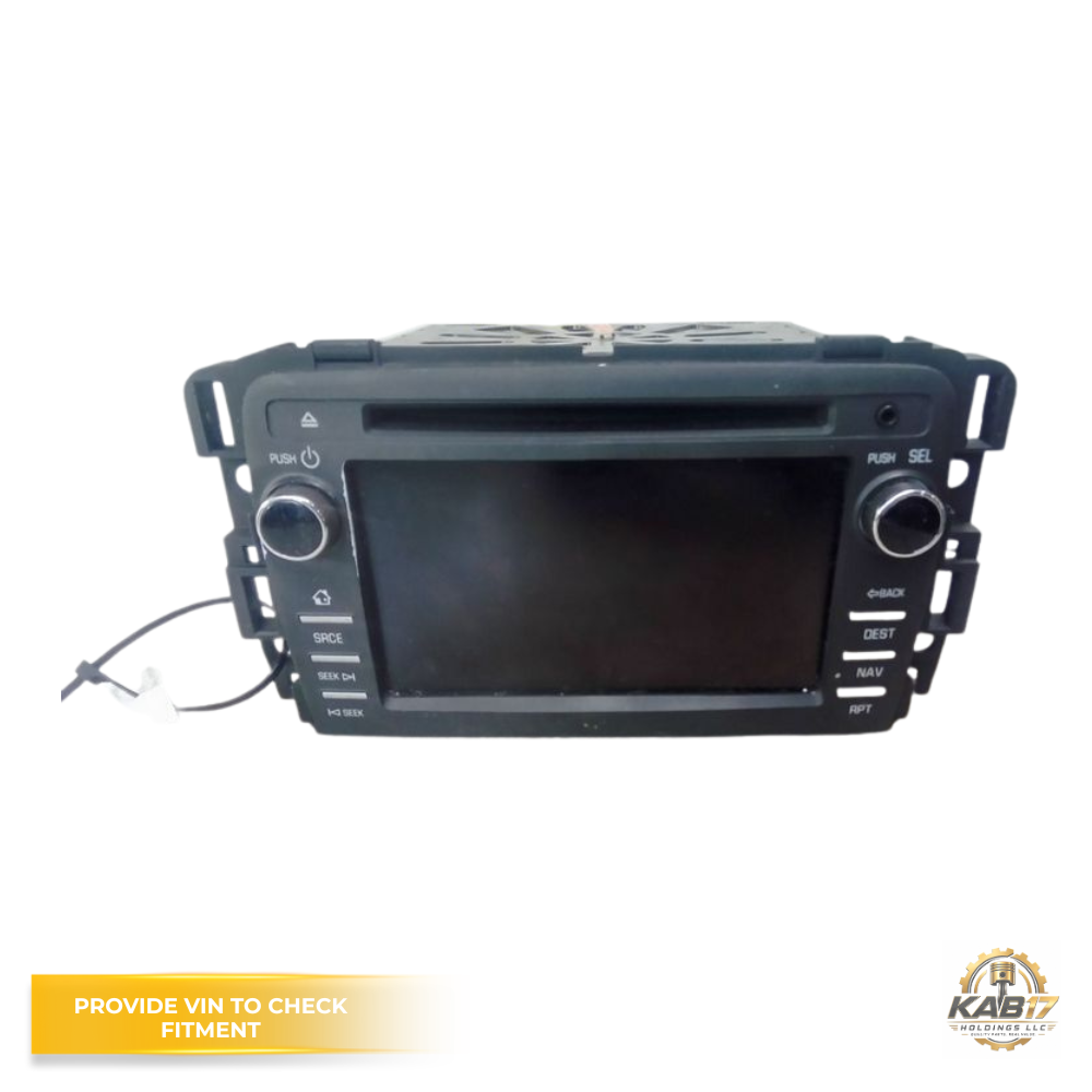 2016–2017 Chevrolet Traverse Radio Receiver Navigation With Display Screen OEM — view 1