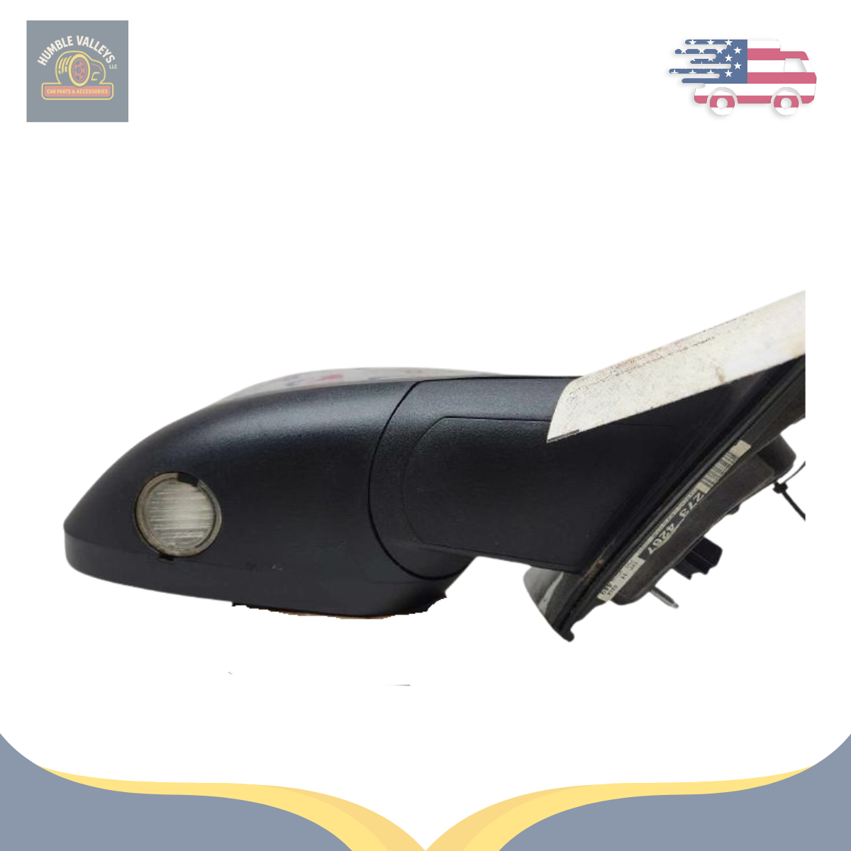 2010–2019 Ford Taurus Sedan RH Passenger Side View Door Mirror Assy Chrome Cover — view 5