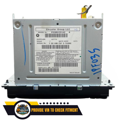 2012–2019 Dodge Caravan Radio Display Receiver RHB Navigation OEM — view 3