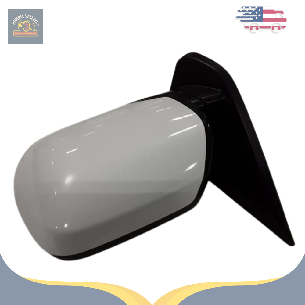 2009–2015 Honda Pilot Left Driver Side View Door Mirror Heated White OEM — view 3