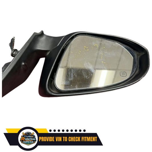 2014–2019 Toyota Corolla Left Driver Side View Door Mirror Heated White — view 1