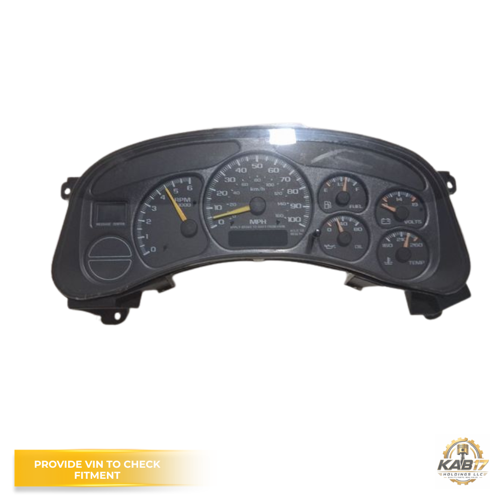 2000–2002 Chevrolet Tahoe Speedometer Speedo Cluster MPH OEM — view 1