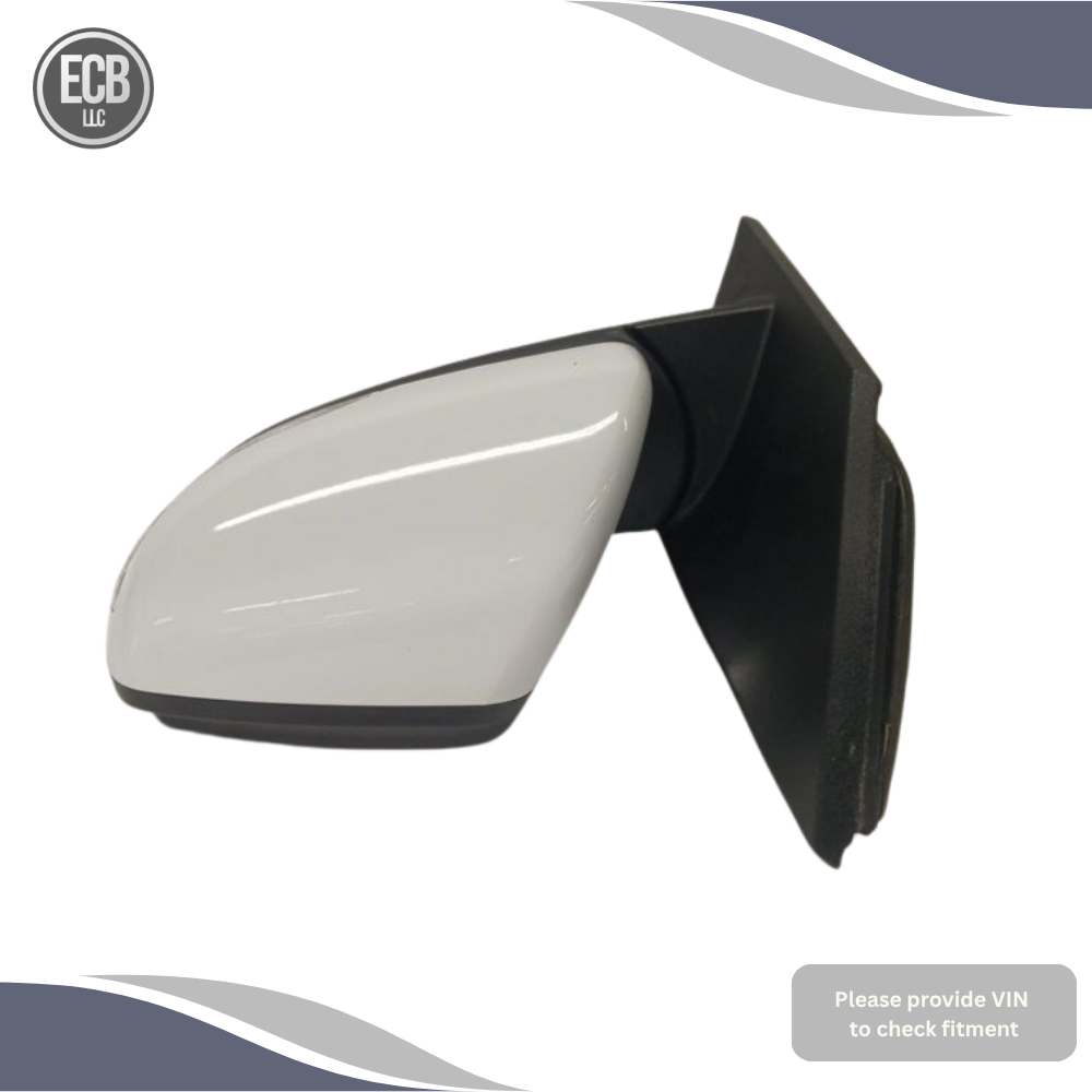 2019–2024 Ford Edge Left Driver Side View Door Mirror White — view 4