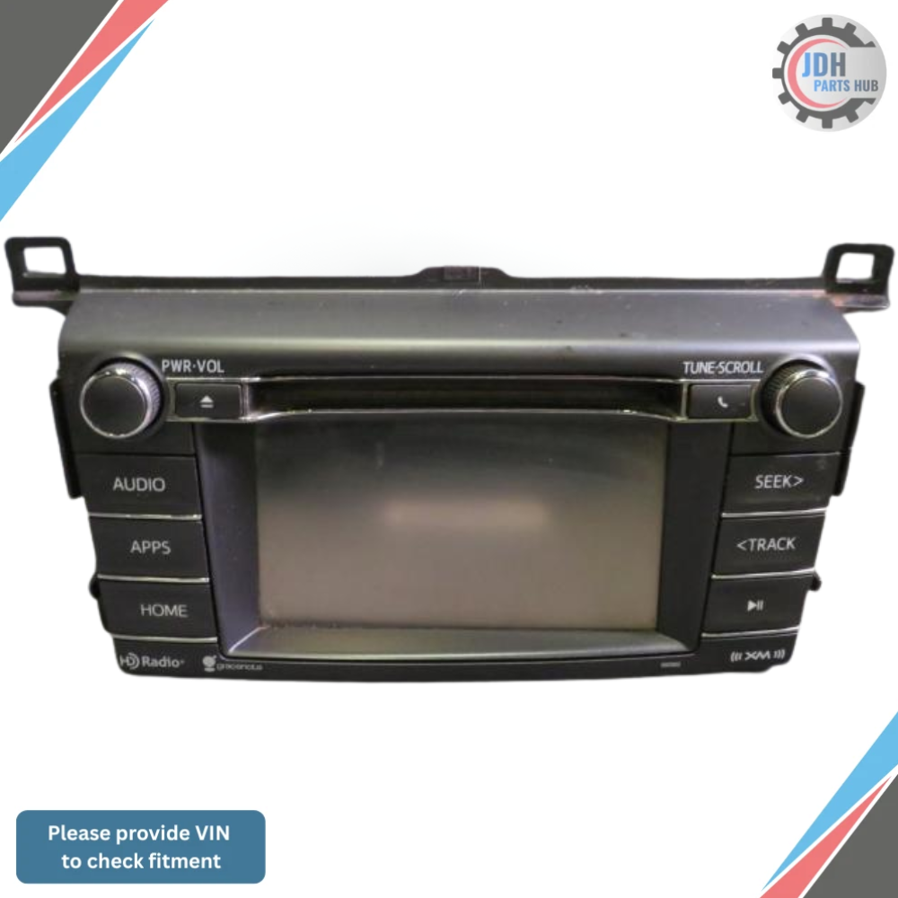 2016–2018 Toyota Rav4 AM FM CD Sirius XM Audio Radio Player Display Screen OEM — view 1