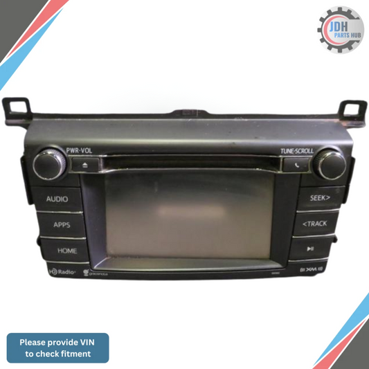 2016–2018 Toyota Rav4 AM FM CD Sirius XM Audio Radio Player Display Screen OEM — view 1