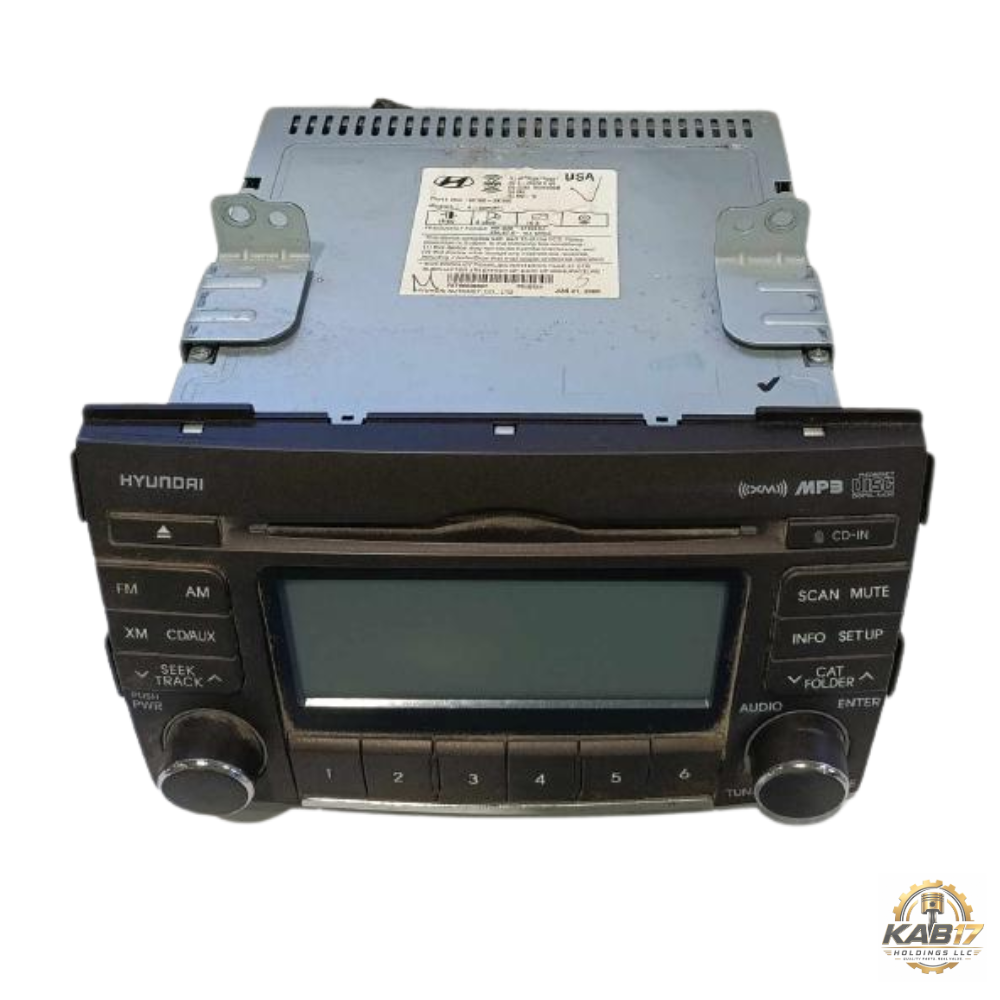 2009–2010 Hyundai Sonata Radio Receiver Display AM FM CD XM OEM — view 2