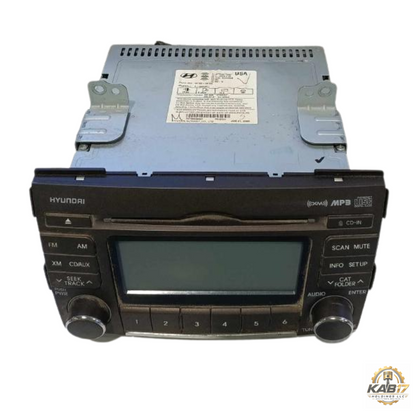 2009–2010 Hyundai Sonata Radio Receiver Display AM FM CD XM OEM — view 2