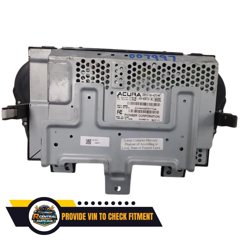 2009–2011 Acura TL Information TV Display Screen With Navigation OEM — view 2