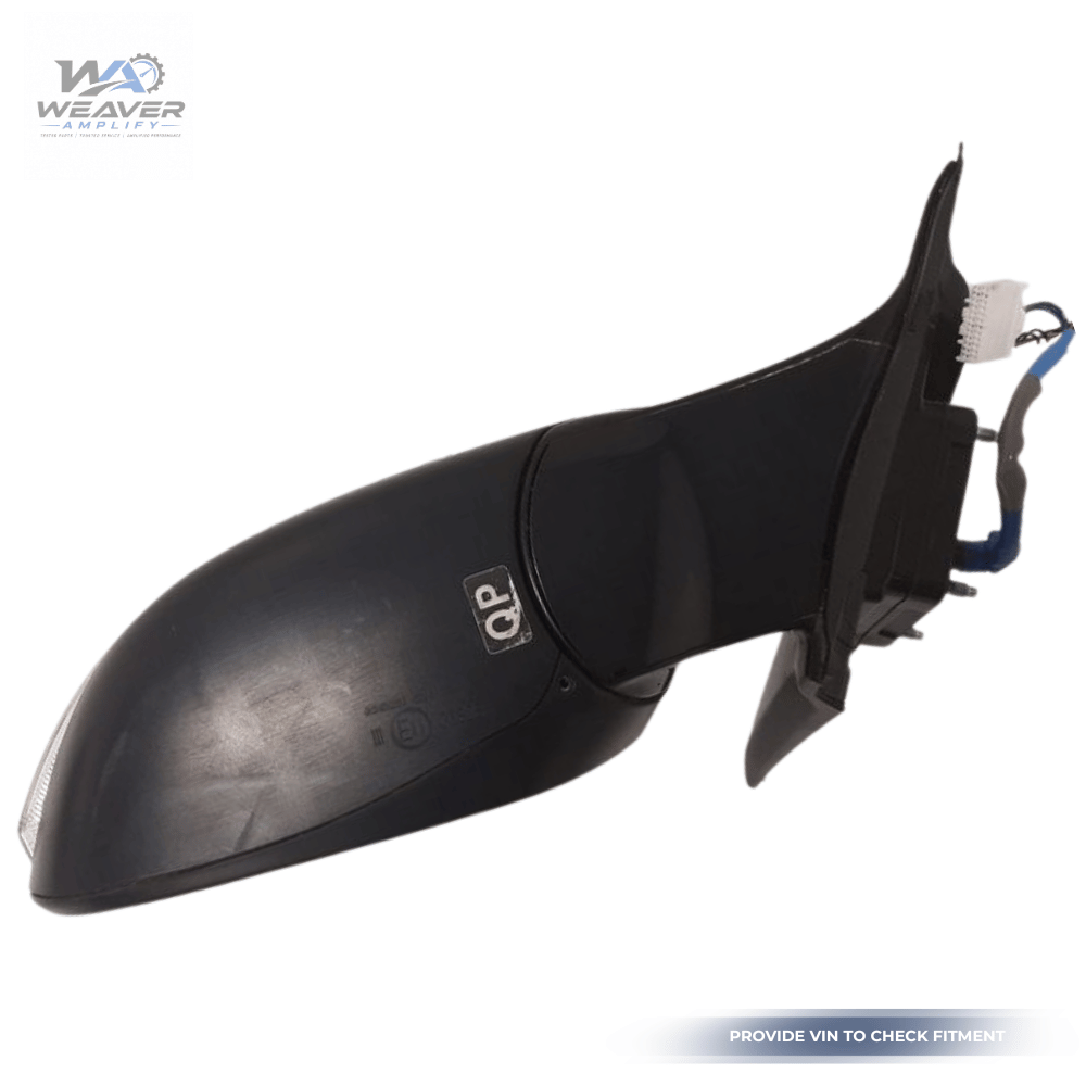2014–2021 Infiniti Q50 Right Passenger Side Door Mirror Heated Gray OEM — view 3