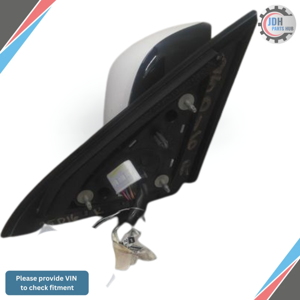 2017–2020 Infiniti QX60 Right Passenger Side Door Mirror Assembly White OEM — view 4